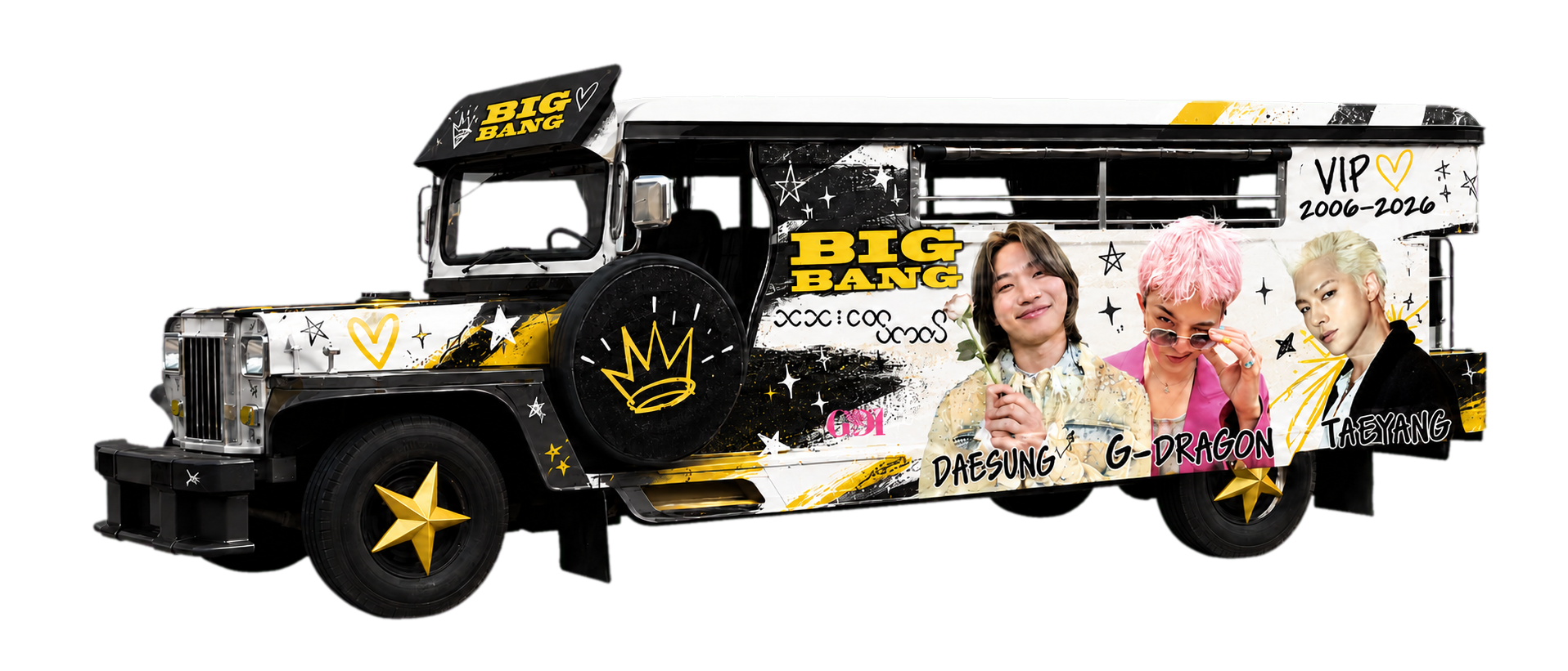 COSMOS BIGBANG-inspired jeepney artwork